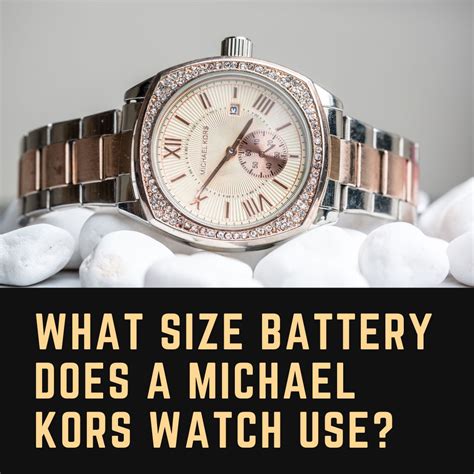 michael kors battery size|michael kors watch battery type.